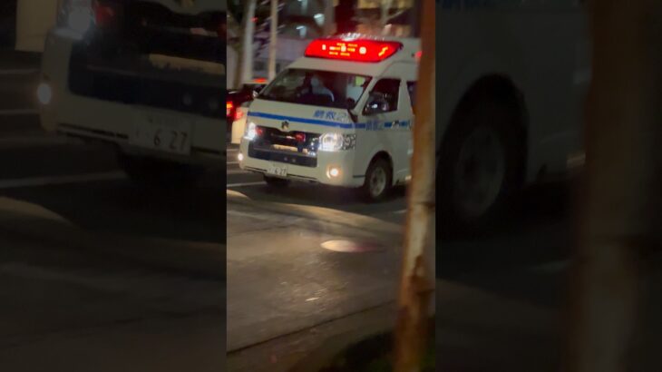 【鯖江•丹生消防組合救急隊】救急車緊急走行