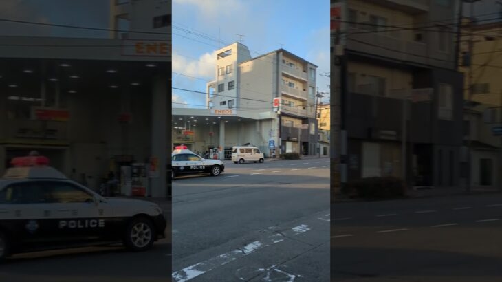 パトカーラッシュ！#緊急走行 #パトカー