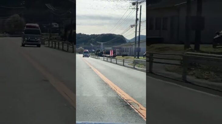 【救急車緊急走行】枕崎市消防本部 1号 ハイメディック #救急車 #緊急走行