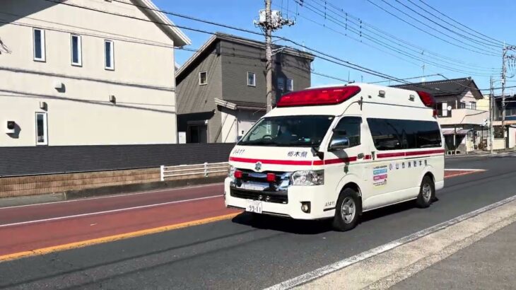 小山市消防本部　小山市消防署　小山救急11  緊急走行