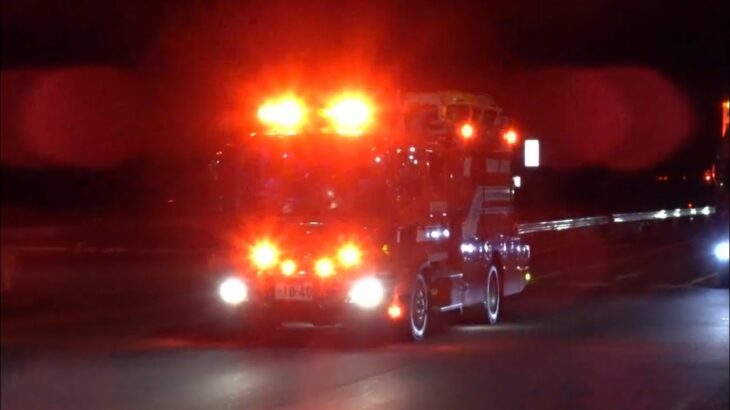 【緊急走行】静岡市消防局 港北指揮1･港北救助1･清水救助1･千代田照明1･静岡指揮連絡5  救助出動