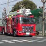 春季消防総合演習 緊急走行他　2025