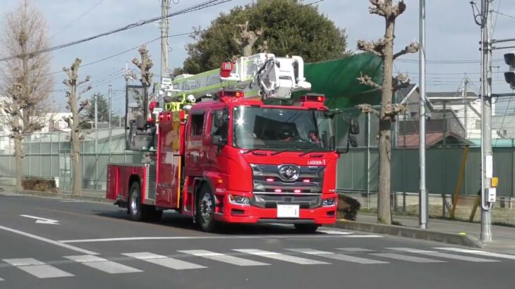 春季消防総合演習 緊急走行他　2025