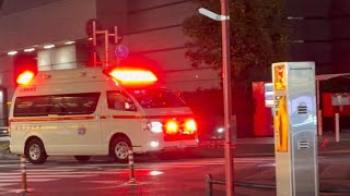 静岡市消防局救急車　緊急走行4連発！