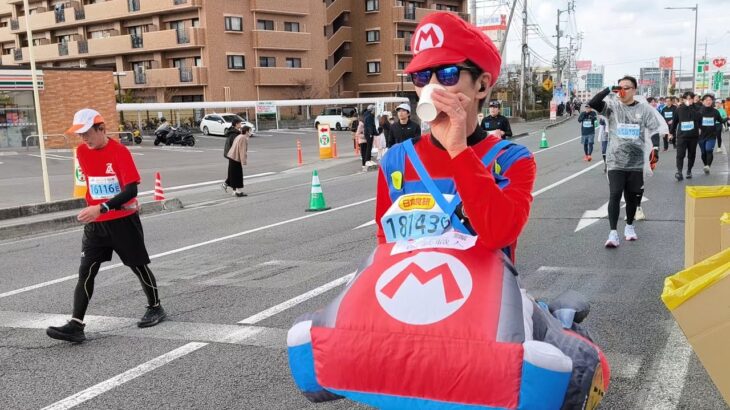 第63回愛媛マラソン 国道196号線(白バイの緊急走行有り)2026 2/1