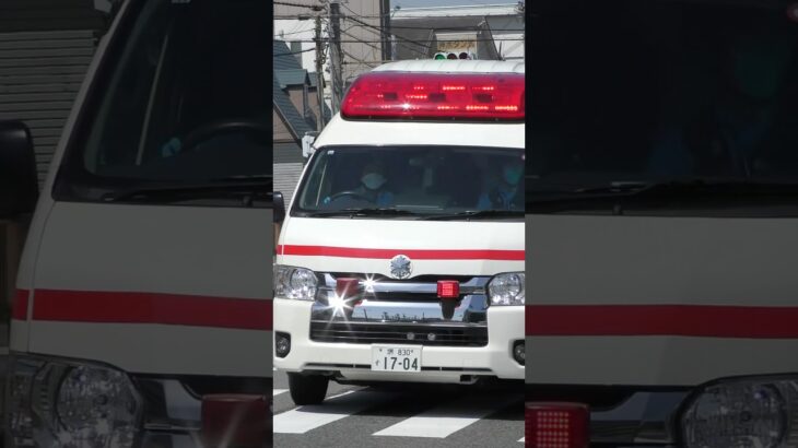 【緊急走行】 堺救急隊、救急指令！A173緊急走行！！【堺市消防局】#shorts  #緊急走行 ＃消防車 #救急車 #emergency #fire #救急車＃サイレン