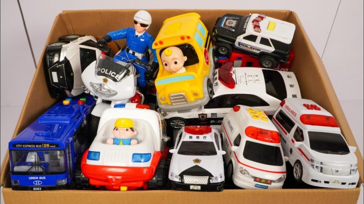 たくさんの『救急車』を箱にまとめ、坂道を走らせた。緊急走行テスト｜ “Ambulance” Minicar runs in an emergency. Slope driving test