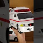 たくさんの『救急車』を箱にまとめ、坂道を走らせます☆緊急走行テスト！ “Ambulance” Minicar runs on a slope. Emergency driving test