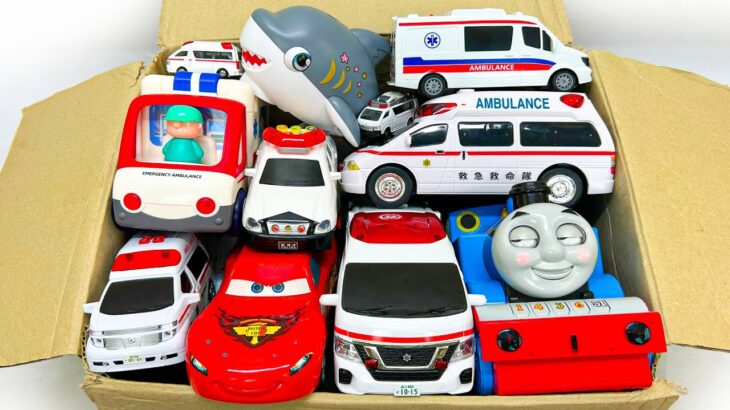 走る走る！救急車＆トーマスのミニカー☆緊急走行テスト☆坂道走行！｜Ambulance & Thomas Mini Cars Emergency Run⭐︎Driving test.