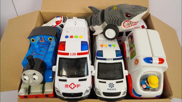 走る走る！救急車＆トーマスのミニカー☆緊急走行テスト☆坂道走る ! Ambulance & Thomas miniature cars run! Emergency driving test