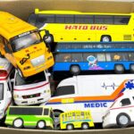 救急車とバスのミニカー走る☆緊急走行テスト☆坂道走る | Ambulance and Bus Miniature Cars Run! Emergency Driving Test