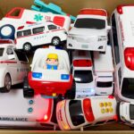 救急車のミニカー走ります。サイレンありで坂道走行☆緊急走行｜Ambulance minicar runs in an emergency with sirens!