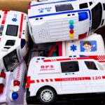 救急車のミニカーが走ります。サイレンありで坂道走行☆緊急走行｜Ambulance minicar runs in an emergency with sirens!