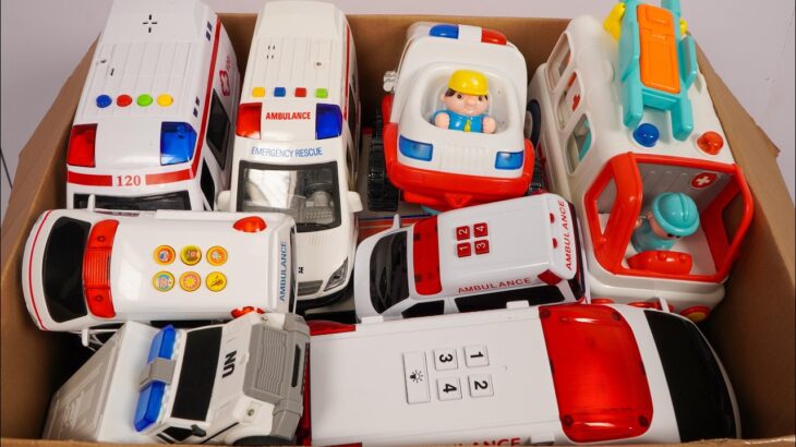 救急車のミニカー走る！緊急走行テスト！坂道走行です☆ Ambulance minicar runs in an emergency with sirens sounding!