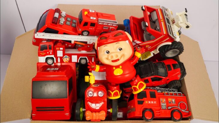 消防車コレクションが坂道を高速走行！緊急運転チャレンジ☆ | Fire Truck Collection Racing Downhill! Emergency Driving Challenge