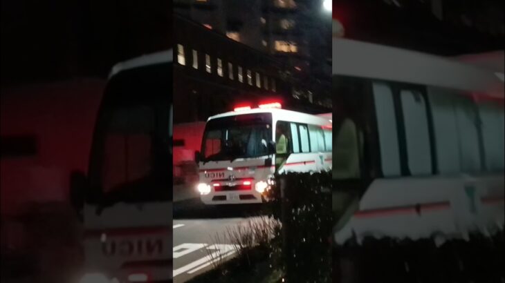 【緊急走行】鹿児島市立病院NICUドクターカー