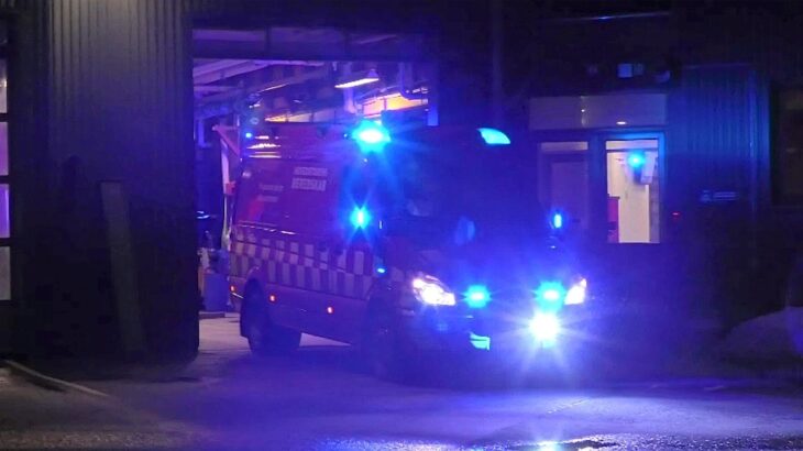 ST.CHRISTIANSHAVN (FE16) HJERTESTOP brandbil i udrykning Feuerwehr auf Einsatzfahrt 緊急走行 消防車