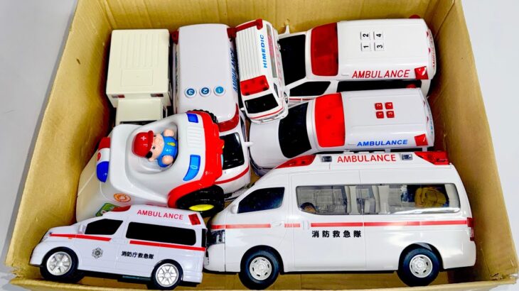 救急車のミニカー坂道走行しました☆緊急走行テスト☆ambulance minicar