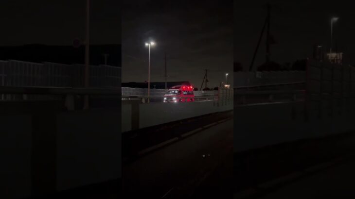 【夜間の救急車。】春日部市消防本部　救急車　緊急走行シーン！