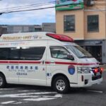 【緊急走行】山田南の交差点を直進！吹田市消防本部　東１救急隊