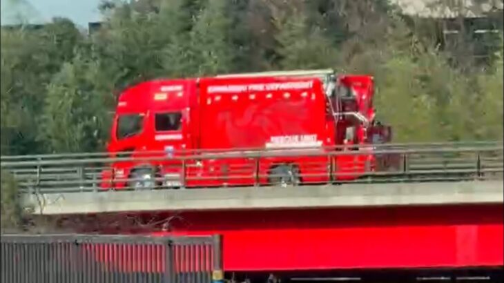 🚨消防車🚨帰還シーン🚨　#消防車
