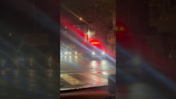 【福井市消防局】救急車緊急走行