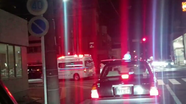 【緊急走行】鹿児島市消防局高度救急隊ドクターカー