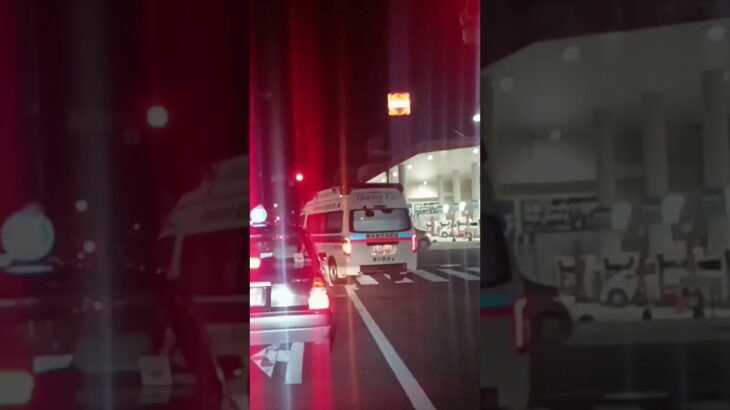 【緊急走行】鹿児島市消防局高度救急隊ドクターカー
