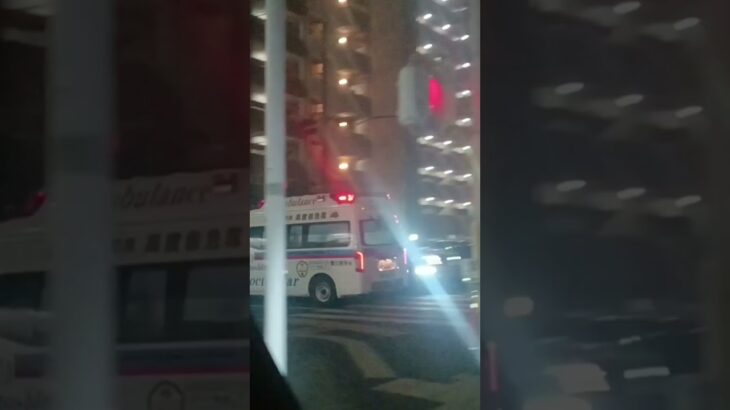 【緊急走行】鹿児島市消防局高度救急隊ドクターカー