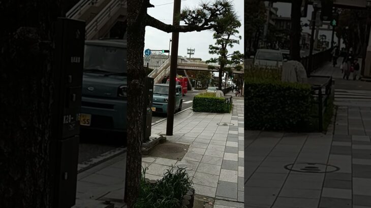 消防車の緊急走行