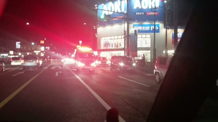 【緊急走行】鹿児島市消防局高度救急隊ドクターカー