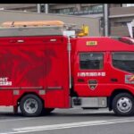 🚨署から出発する消防車が格好いい❤️ #消防車