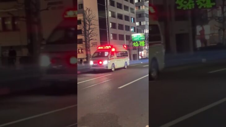 東京消防庁救急車緊急走行
