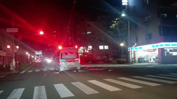 【緊急走行】鹿児島市消防局高度救急隊ドクターカー