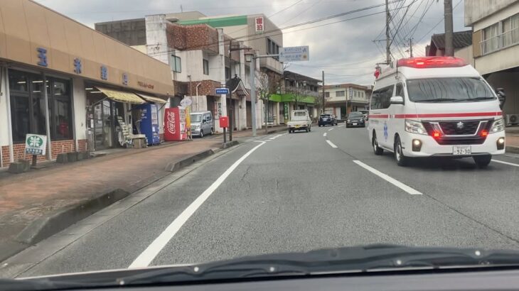 【救急車緊急走行】指宿南九州消防組合 南九州署 1号 パラメディック