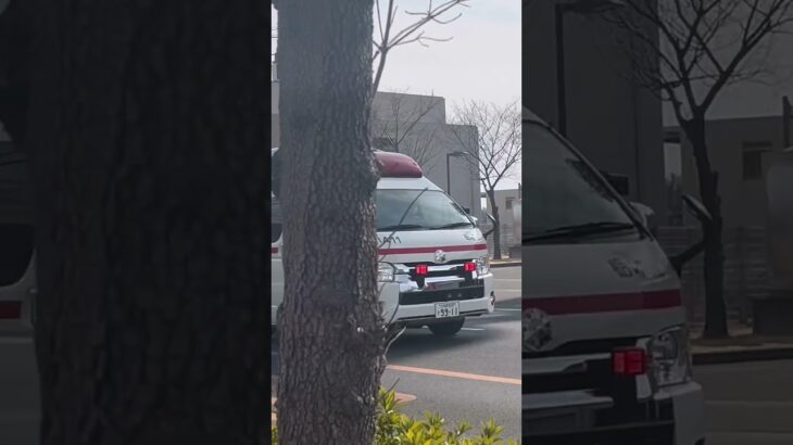 小山市消防本部　小山市消防署　小山救急11  緊急走行