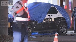 緊急走行で赤信号の交差点に　パトカーが車と衝突し横転　山梨・昭和町(2026年3月2日)