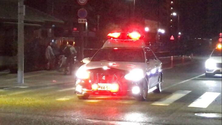 【緊急走行】松ヶ本町北を右折！大阪府警　210系パトカー