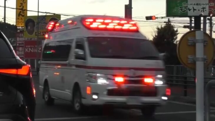 🚨救急車🚨緊急走行🚨3連発🚨響き渡るサイレン🚨　#救急車
