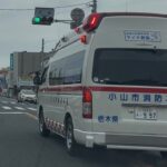 緊急走行！緊走する小山市消防本部救急隊（小山救急7）