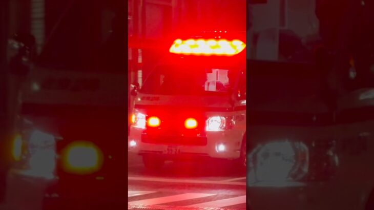 #福岡市消防局 #救急車 今日の夜7:00から公開！早良本署田隈救急小隊 救急24(修・初美号)緊急走行→病着