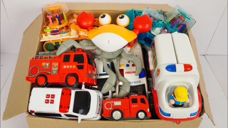 救急車のミニカー走る☆緊急走行テスト☆坂道走る｜ Ambulance miniature car runs! Emergensy driving test