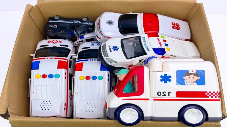 救急車のミニカー走る☆緊急走行テスト☆坂道走る｜ Ambulance miniature car runs! Emergensy driving test