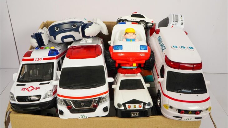 救急車のミニカー走る☆緊急走行テスト☆坂道走る｜ Ambulance miniature car runs! Emergensy driving test