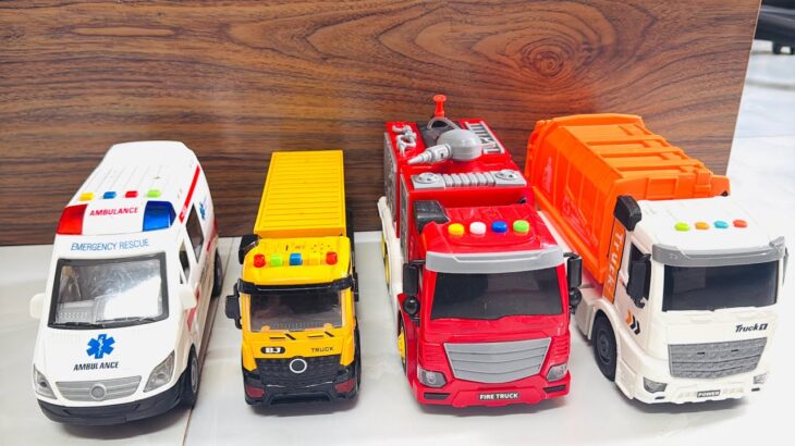 救急車のミニカー走る☆緊急走行テスト☆坂道走る｜ Ambulance miniature car runs! Emergensy driving test