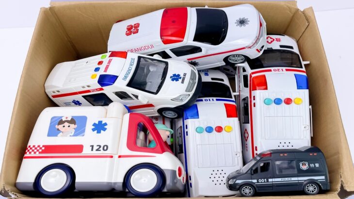 救急車のミニカー走る☆緊急走行テスト☆坂道走る｜ Ambulance miniature car runs! Emergensy driving test