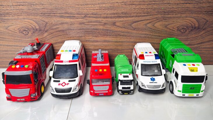 救急車のミニカー走る☆緊急走行テスト☆坂道走る｜ Ambulance miniature car runs! Emergensy driving test