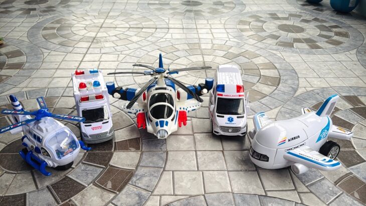 救急車のミニカー走る☆緊急走行テスト☆坂道走る｜ Ambulance miniature car runs! Emergensy driving test