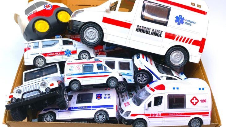 救急車のミニカー走る☆緊急走行テスト☆坂道走る｜ Ambulance miniature car runs! Emergensy driving test