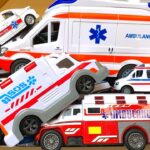 救急車のミニカー走る☆緊急走行テスト☆坂道走る｜ Ambulance miniature car runs! Emergensy driving test
